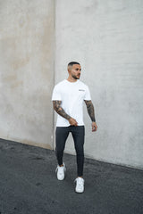 Stretch Chino Spray On Fit - Dark Grey - Gods Plan Clothing