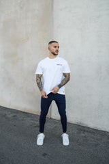 Stretch Chino Spray On Fit - Navy - Gods Plan Clothing