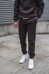 Gods Plan Slim Fit Sweatpants - Brown - Gods Plan Clothing