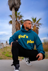 GP Oversized Hoodie - Petrol Blue