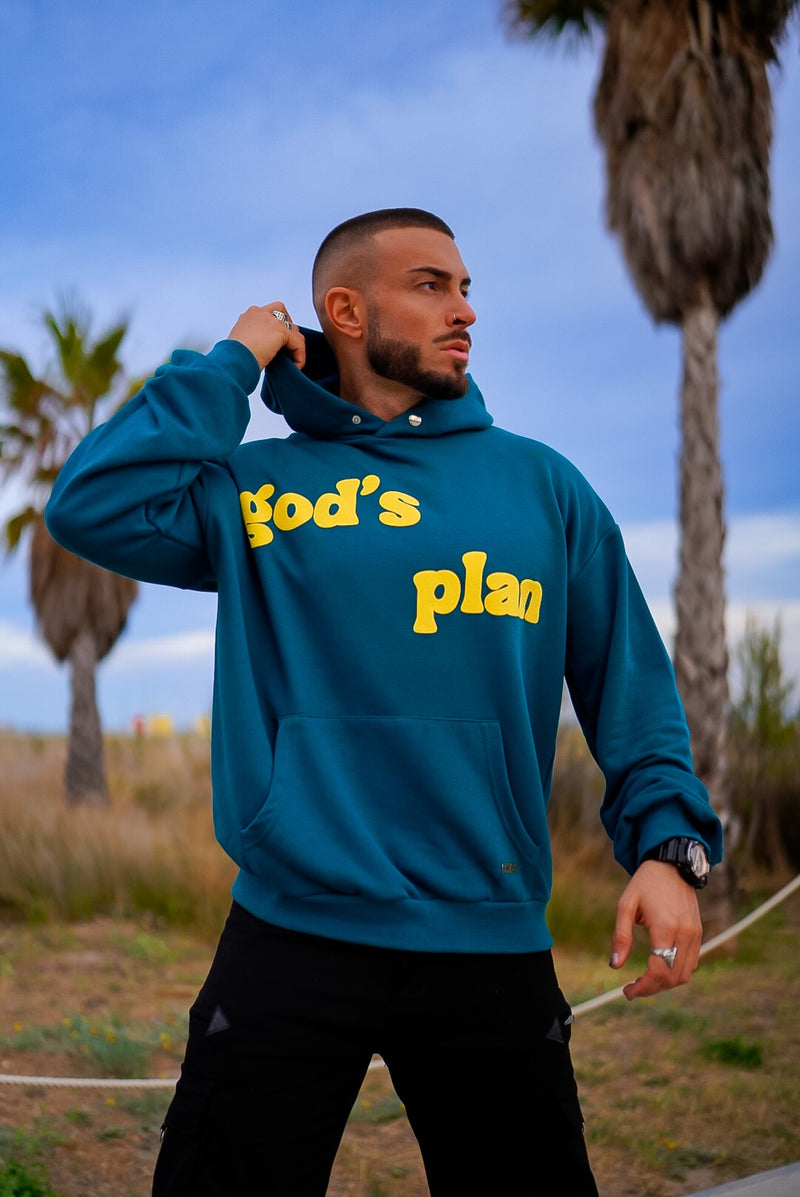 GP Oversized Hoodie - Petrol Blue