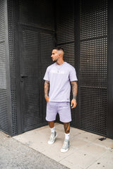 Gods Plan Relaxed Fit Shorts - Lilac - Gods Plan Clothing