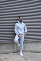 Gods Plan Slim Fit Sweatpants - Light Blue - Gods Plan Clothing