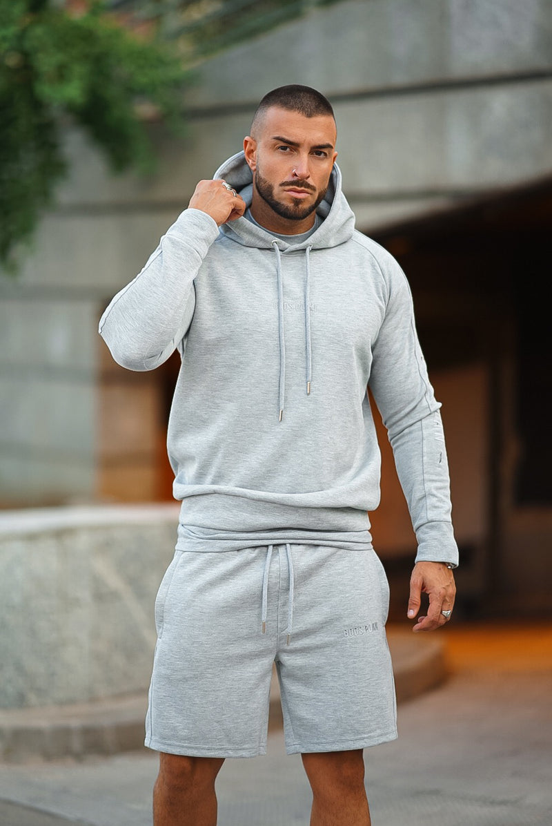 GP Slim Fit Hoodie - Grey Marl