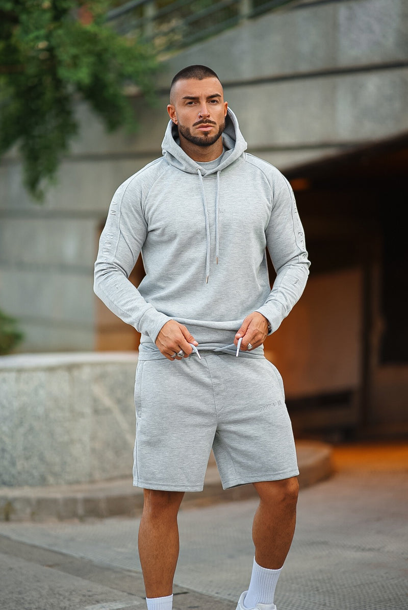 GP Slim Fit Hoodie - Grey Marl