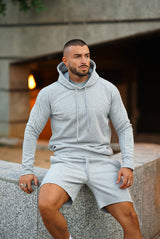 GP Slim Fit Hoodie - Grey Marl