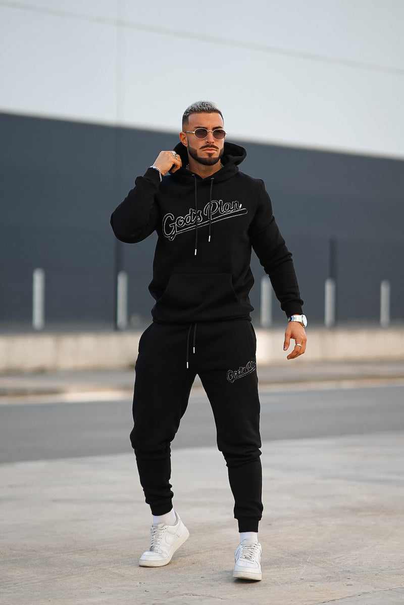 GP Slim Fit Hoodie - Black