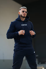 Gods Plan Slim Fit Hoodie - Navy